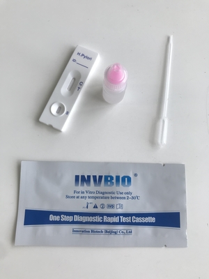 CE سرم خون کامل H Pylori Cassette Test Ab Rapid Strip