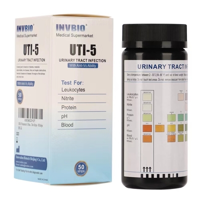 نوارهای تست عفونت ادراری Invbio دقیق 50 نوار / بطری