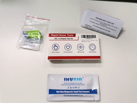 کیت آزمایش خون سریع Hiv 1/2 با دقت بسیار بالا مورد تایید Ce خصوصی