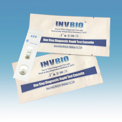 تست نشانگرهای تومور آلفا فتوپروتئین 1 مرحله ای Afp Blood Rapid Strip Cassette