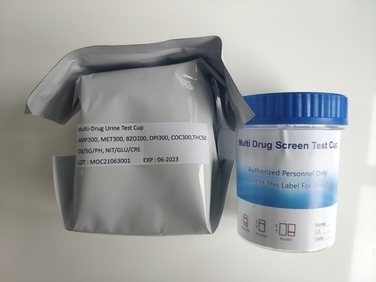 2-5 دقیقه فنجان آزمایش ادرار یک مرحله ای تایید شده است