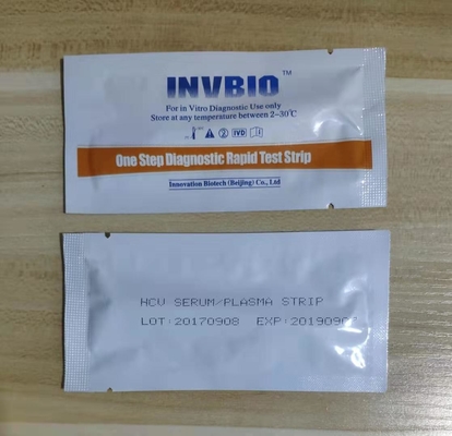 هپاتیت C آنتی بادی Hcv نوار تست غربالگری هپاتیت C تشخیص 100 تست / جعبه