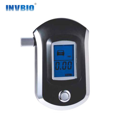 AT6000 Backlight LCD Digital Breath Alcohol Tester برای ایمنی رانندگی حرفه ای
