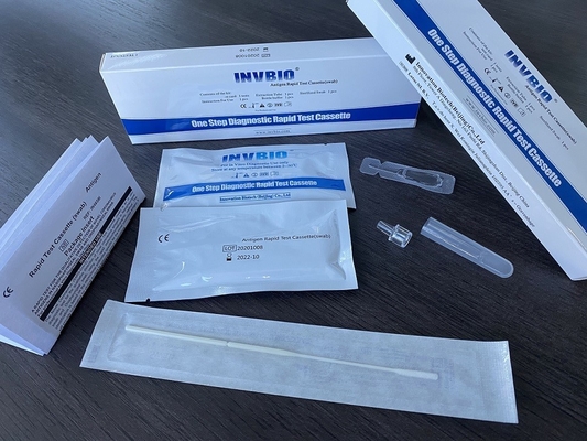کارت کیت تست آنتی ژن SARS-CoV-2 Rapid Rtk Nasal Swab در خانه فهرست مشترک اتحادیه اروپا