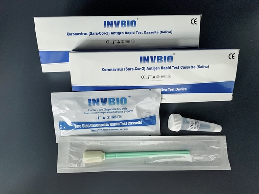 INVBIO Accuracy Coronavirus Saliva Rtk Test 5pcs/ Box Qualitative Detection