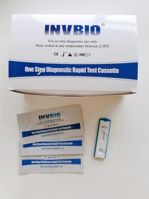 کیت های تست سریع بیماری عفونی با علامت CE HCV آنتی بادی هپاتیت C طلای کلوئیدی