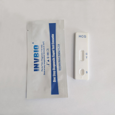 کیت های تست باروری Invbio Ce Fda Hcg گونادوتروپین کوریونی انسانی ادرار بارداری / سرم