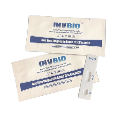 نوار تست ادرار / سرم Hcg بارداری اولیه در بسته بندی OEM در خانه