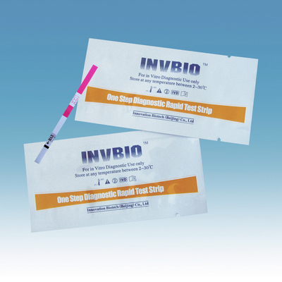 نوار تست ادرار / سرم Hcg بارداری اولیه در بسته بندی OEM در خانه