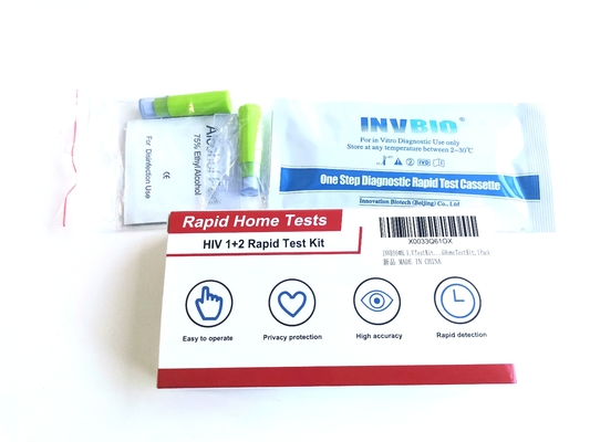 کیت آزمایش فوری HIV Msds خون / نوار دقت 98٪