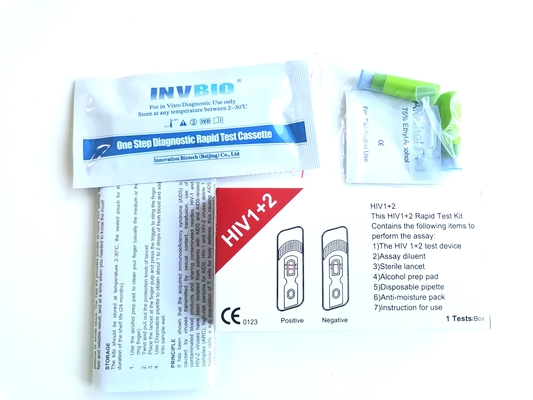 معرف پزشکی 25 عدد/جعبه کیت تست خانگی سریع HIV در خون کامل