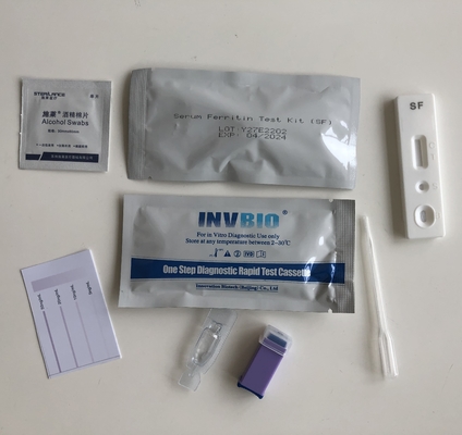 کیت تست کم خونی Invbio Ce Self Testing Serum Ferritin Levels Rapid at Home