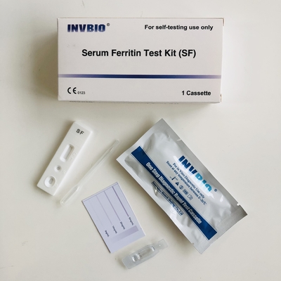 کیت تست کم خونی Invbio Ce Self Testing Serum Ferritin Levels Rapid at Home