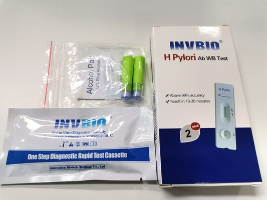 کیت های آزمایش سریع بیماری عفونی H Pylori Ag کارت مدفوع با CE