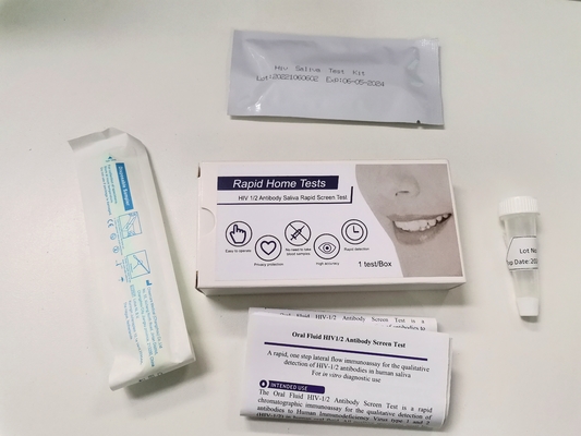 کیت آزمایشی One Step Aids Combo Test Saliva / Oral Medical Diagnostic