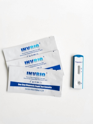 سرم دستگاه کیت تست سریع تروپونین I / آنتی ژن پلاسما 1.0ng/ml