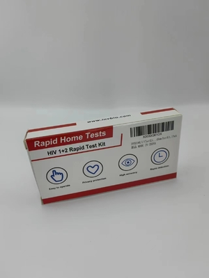 کیت تست جریان عمودی سریع یک مرحله ای Hiv 1 2 در خانه تشخیص سریع