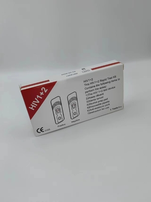 کیت تست جریان عمودی سریع یک مرحله ای Hiv 1 2 در خانه تشخیص سریع