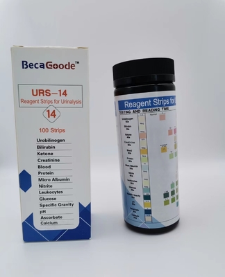 14 پارامترهای آزمایش ادرار در خانه نوار تست Urs-14