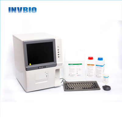 LCD Invbio Auto Hematology Analyzer Bc20 Bc-20s Cbc Wbc تحلیلگر خون