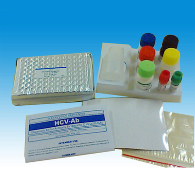 HAV IgM Elisa Test Kit Plate استفاده انسانی 96 تست در هر جعبه