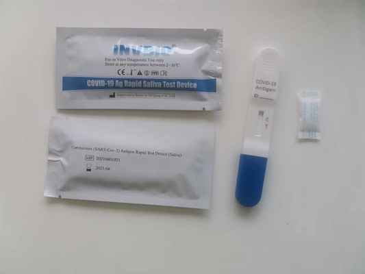 آب نبات چوبی یک مرحله ای Covid 19 Ag Antigen Saliva