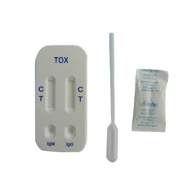 IgG IgM TOXO کیت تست خانگی توکسوپلاسموز کروماتوگرافی طلای کلوئیدی