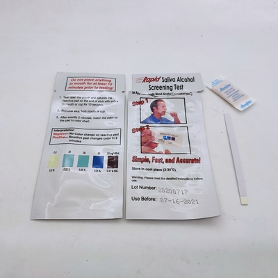 INVBIO Personal One Step Saliva Alcohol نوار تست 25 نوار / جعبه
