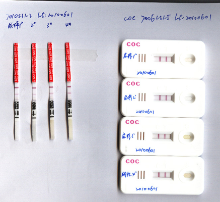 FDA COC تست سوء مصرف مواد مخدر کوکائین کیت کاست 3.00 میلی متر تست خانگی