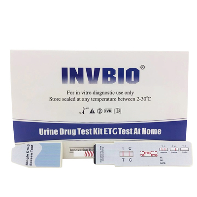 Dipcard 3.00mm Ethylglucuronide ETG کیت تست الکل ادرار Dipcard