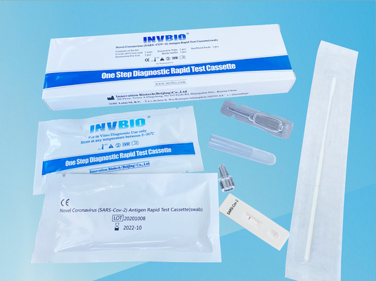 کارت کیت تست آنتی ژن SARS-CoV-2 Rapid Rtk Nasal Swab در خانه فهرست مشترک اتحادیه اروپا
