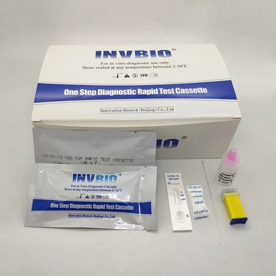کیت تست سریع کووید 19 INVBIO با دقت 96.8 درصد کیت تشخیص سریع آنتی بادی Igg Igm