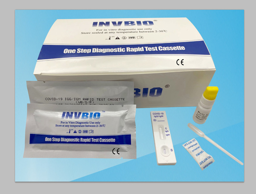 CE FSC FDA IgG IgM طلای کلوئیدی کیت تست سریع برای آنتی بادی COVID19