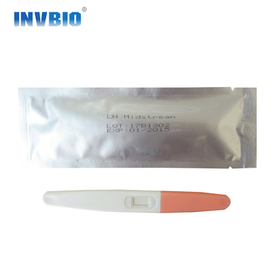 5 دقیقه IVD LH Ovulation Urine Midstream strip for Women