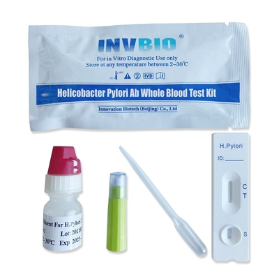 کارت تست سریع یک مرحله ای H. Pylori Ag Feces بسیار حساس