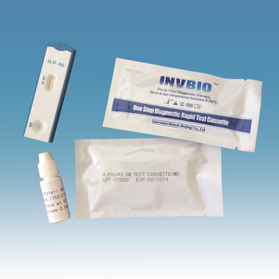 کارت تست سریع یک مرحله ای H. Pylori Ag Feces بسیار حساس