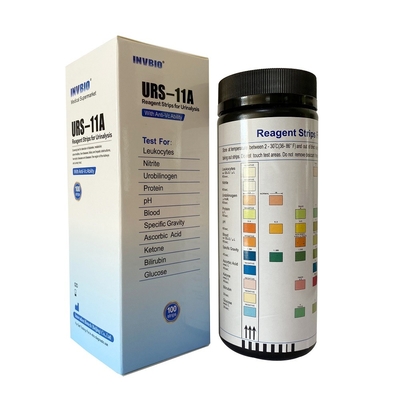 INVBIO 10 پارامتر تست نوارهای آزمایش ادرار در شرایط آزمایشگاهی