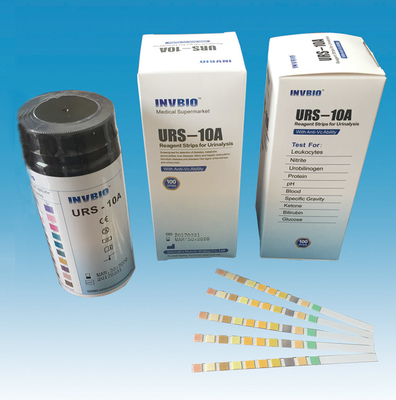 INVBIO 10 پارامتر تست نوارهای آزمایش ادرار در شرایط آزمایشگاهی