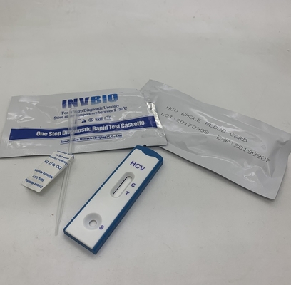 کیت تست سریع بیماری عفونی ضد Hcv دستگاه کاست 25 عدد/جعبه